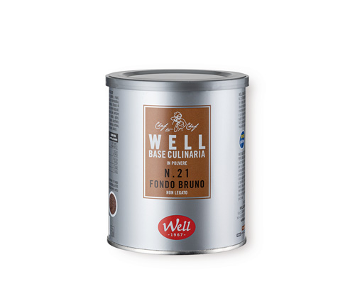 Dark broth granular 400g WELL No.21 – meat & vegetable base.